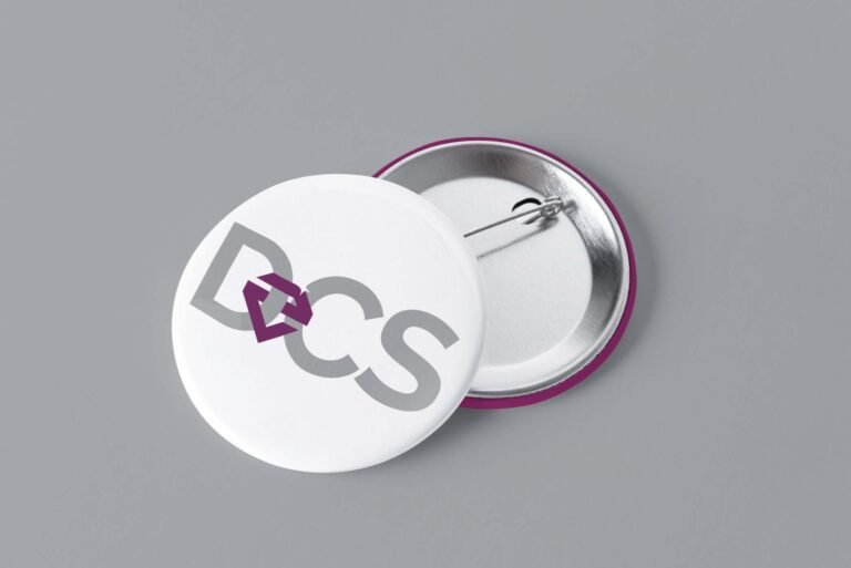 badge button design and printing services