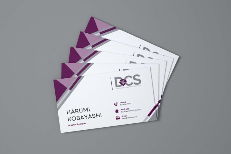 business card design and printing services